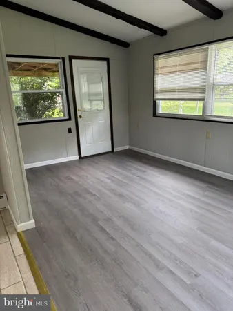 a view of wooden floor