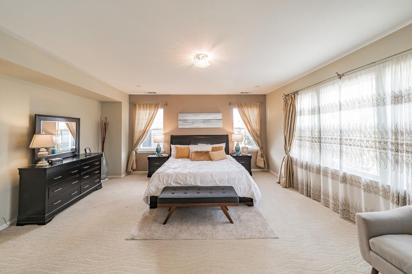 3830 Highbury Way San Ramon, CA 94582 - Photo 23 of 38 a bed room with a bed and large window