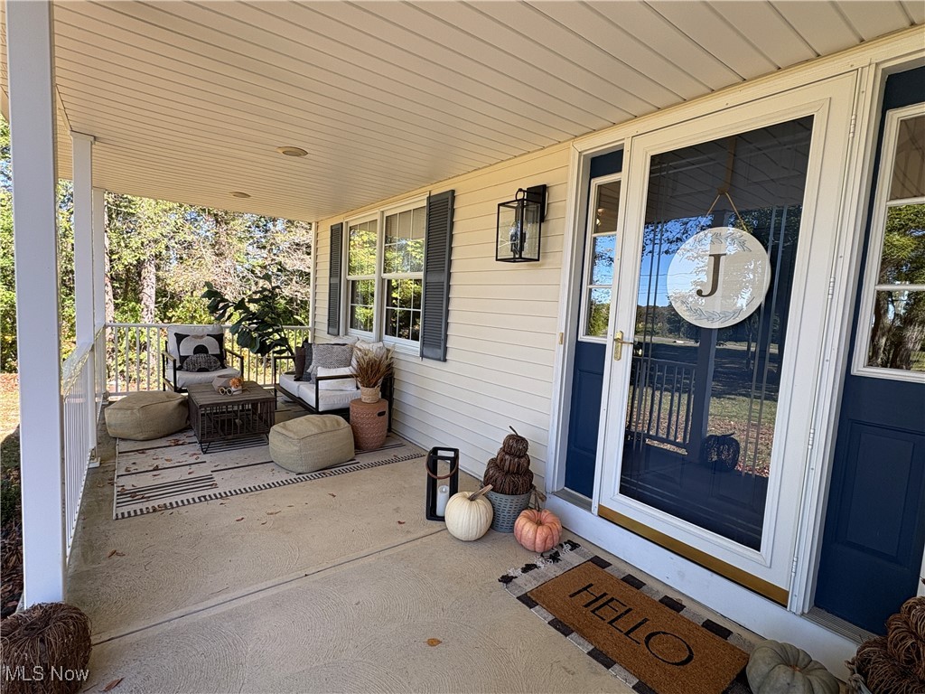 View of porch