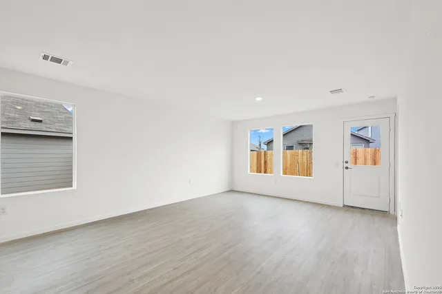 a view of an empty room