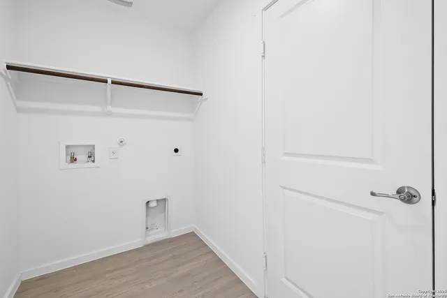 a backyard of a house