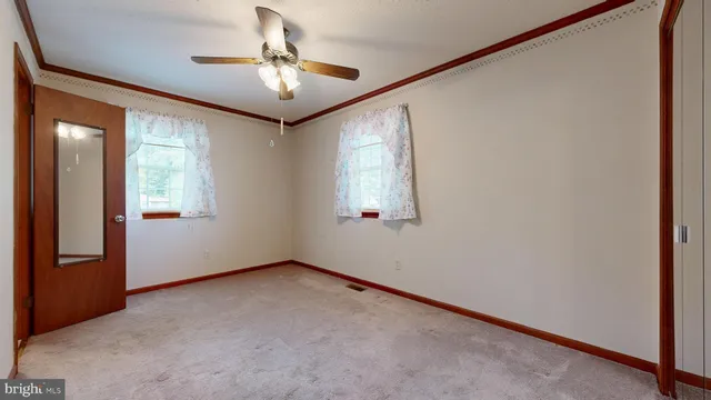 a view of a hallway with interior of the house