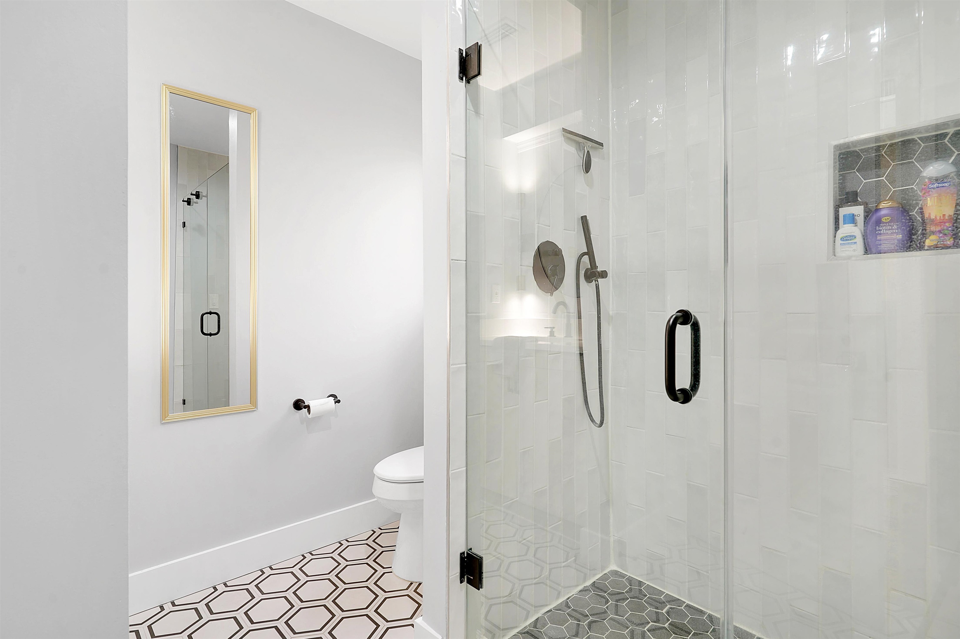 3020 Mac Road St. Augustine, FL 32086 - Photo 29 of 49 Full bath featuring a stall shower and tile patterned flooring