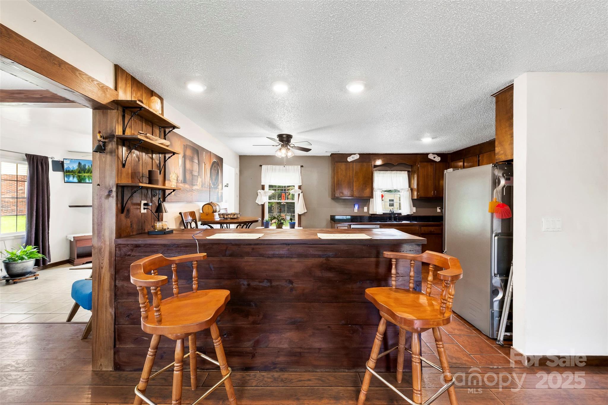 111 Hicks Road, Unit 9 Grover, NC 28073 - Photo 14 of 29 a living room with dining room and wooden floor
