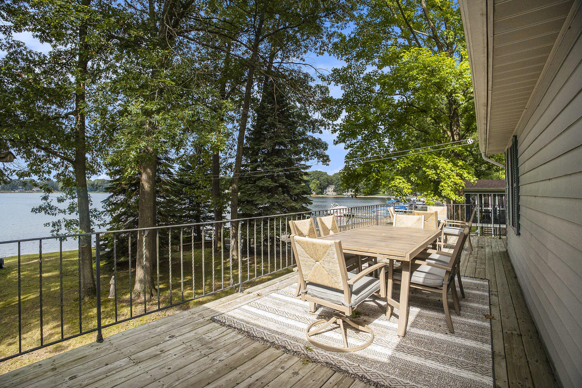 60053 East Oak Drive Decatur, MI 49045 - Photo 13 of 37 Lakeside Deck Off Dining Area