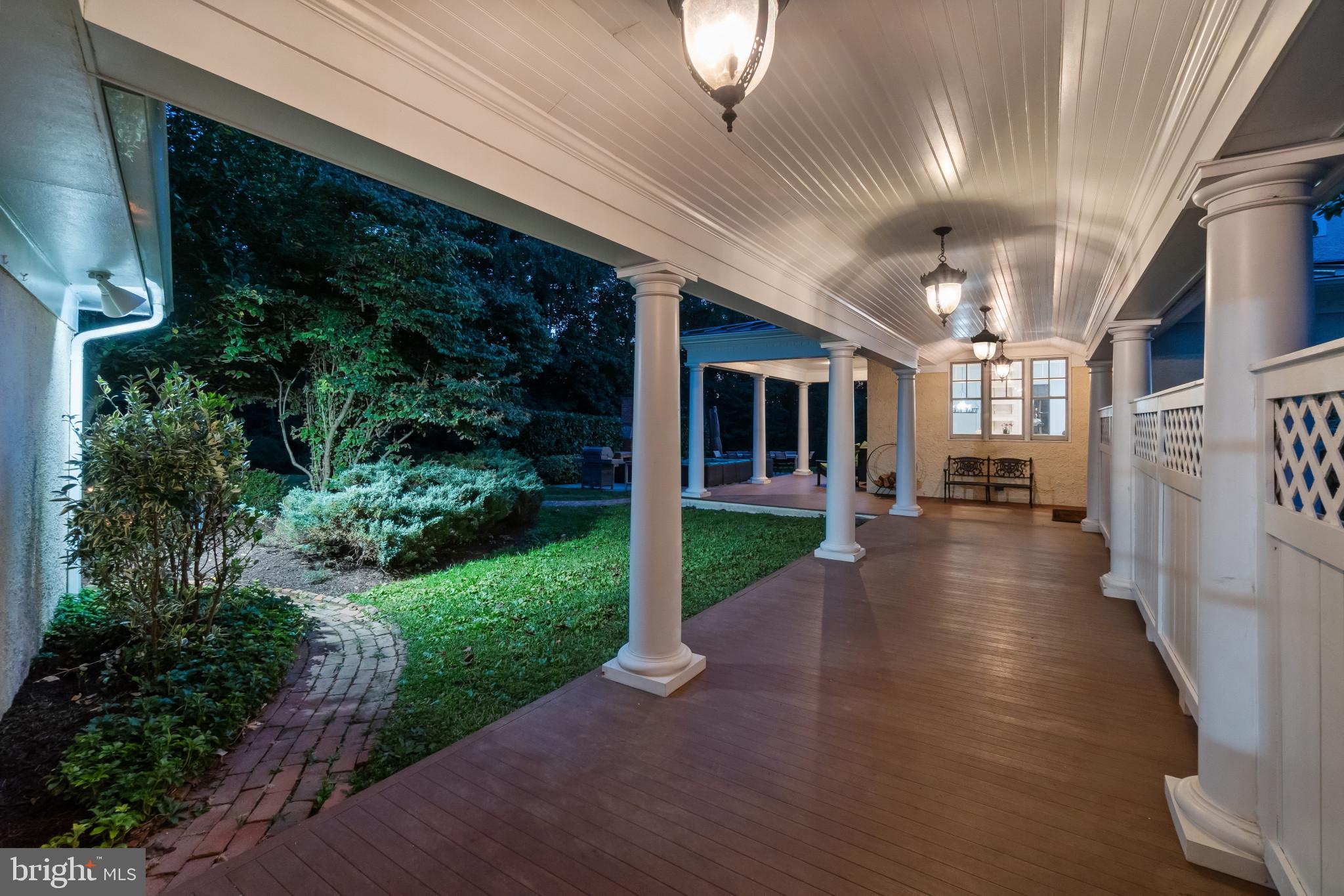 1926 Ruxton Road Ruxton, MD 21204 - Photo 88 of 106 a view of a patio with plants and garden