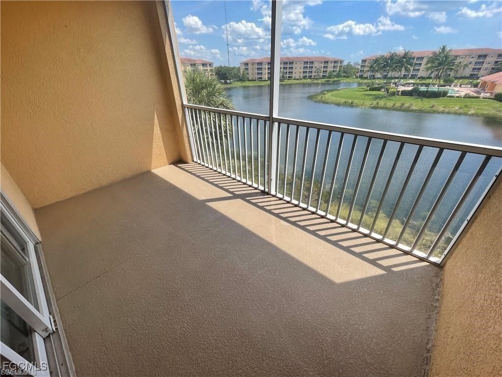 a view of balcony with city view