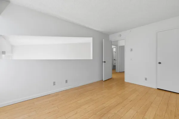 a view of an empty room