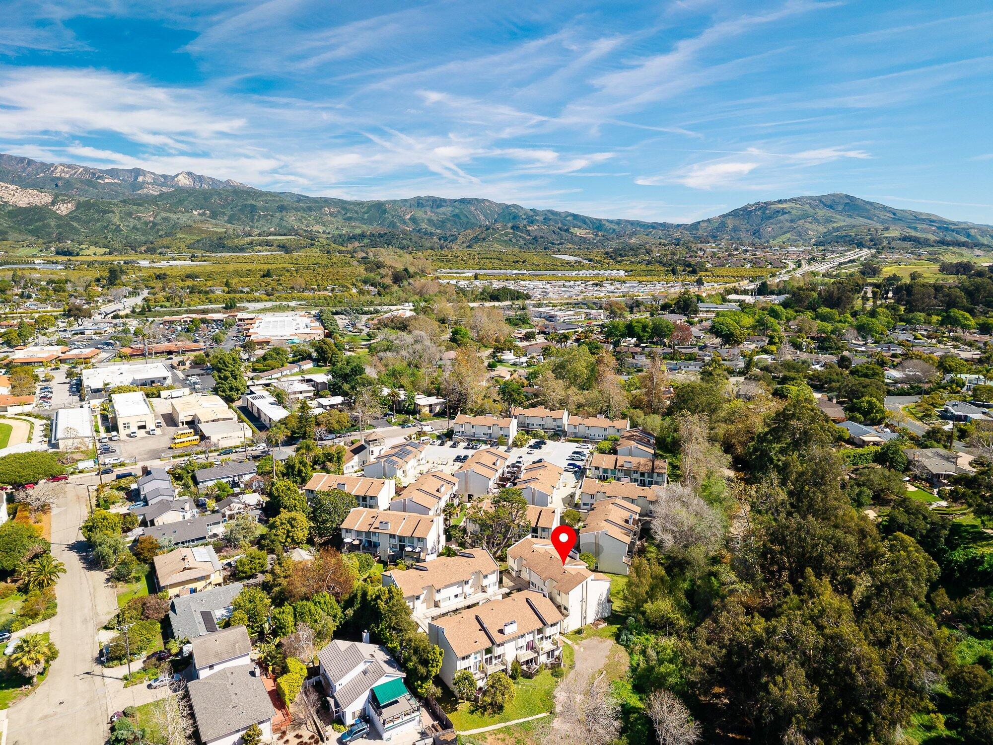 5455 8th Street, Unit 58 Carpinteria, CA 93013 - Photo 6 of 38 an aerial view of residential houses with city view