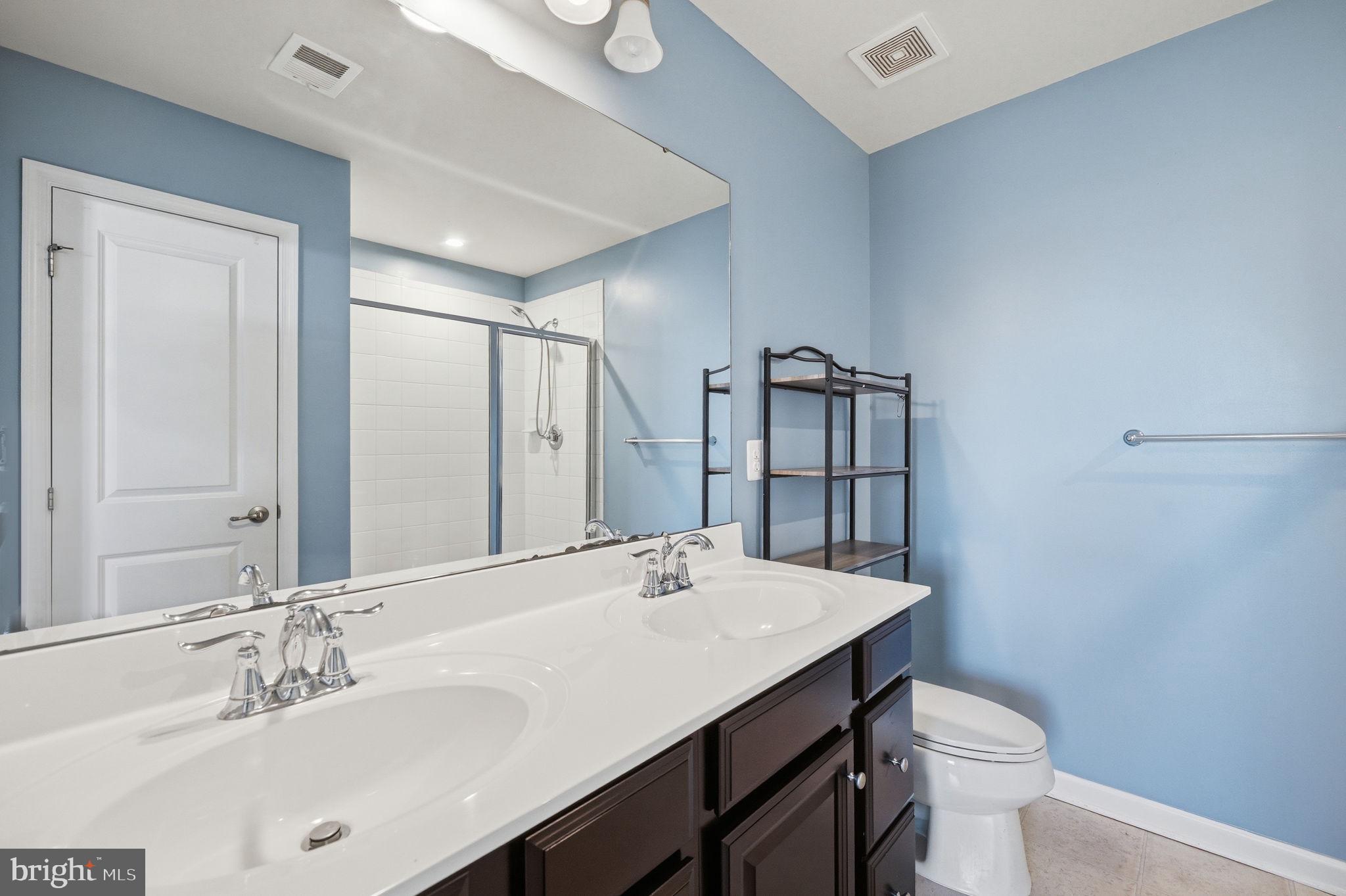 687 Blossom Tree Road Culpeper, VA 22701 - Photo 18 of 31 a bathroom with a sink a toilet and shower