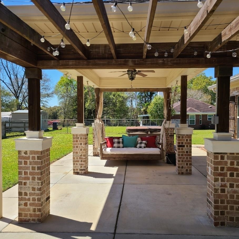 10051 Blackwell Nursery Road Semmes, AL 36575 - Photo 23 of 54 View of patio with ceiling fan