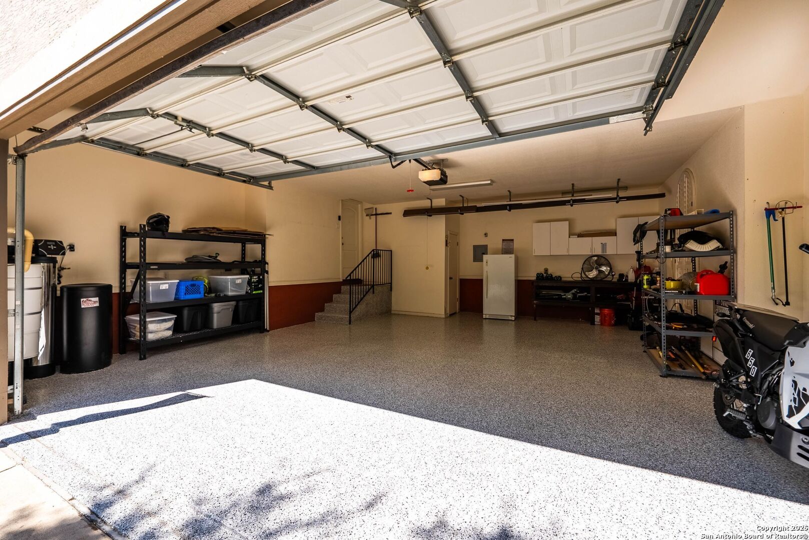15921 Reyes Ridge Helotes, TX 78023 - Photo 48 of 68 a view of a garage with storage