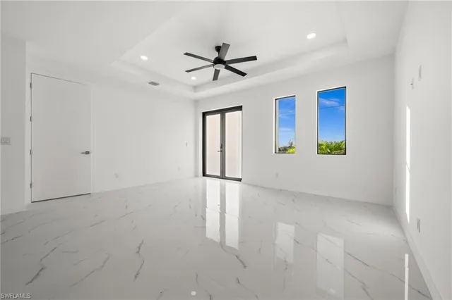 a view of an empty room