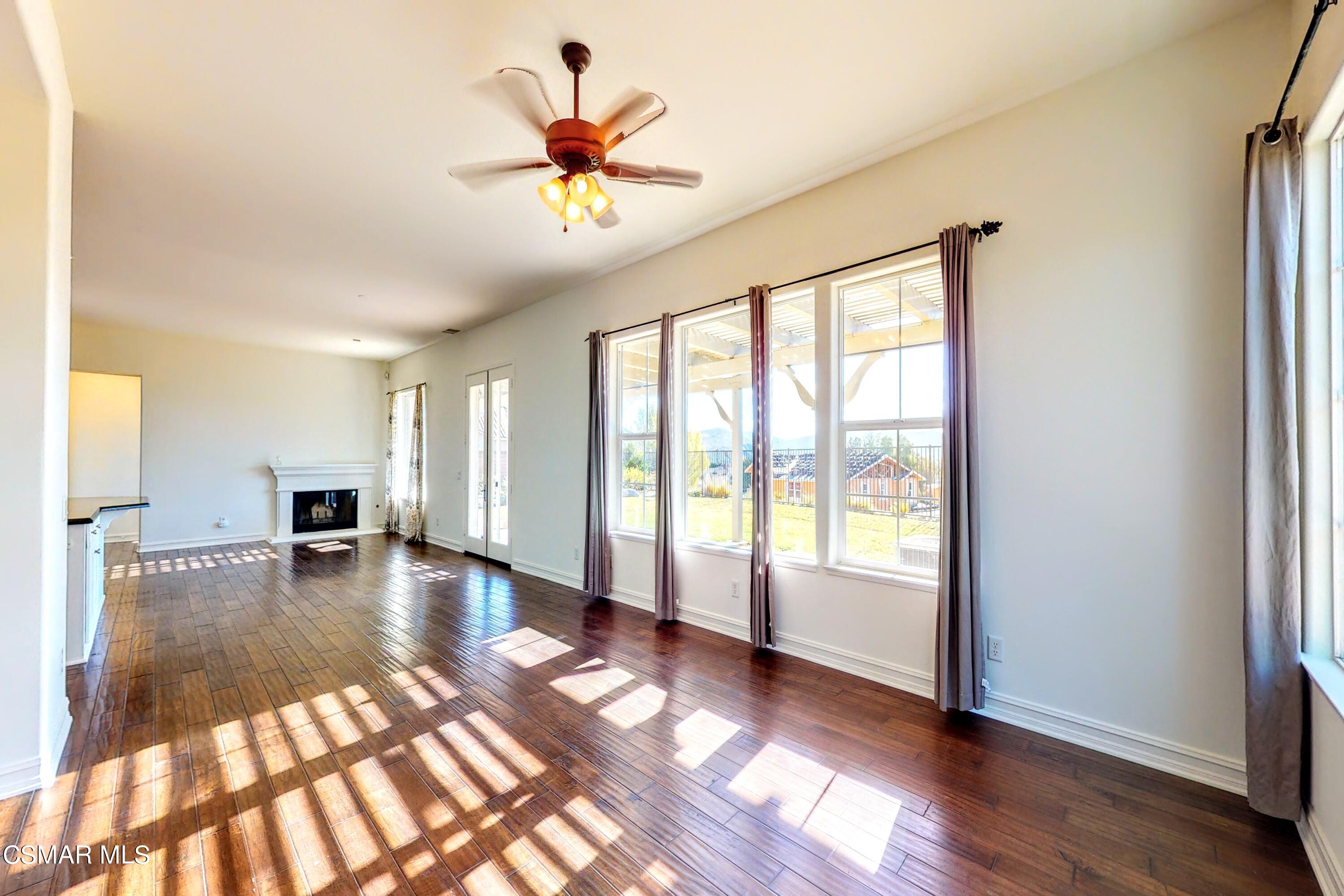 3705 Horizon Ridge Court Simi Valley, CA 93063 - Photo 19 of 62 a view of empty room with wooden floor and fan
