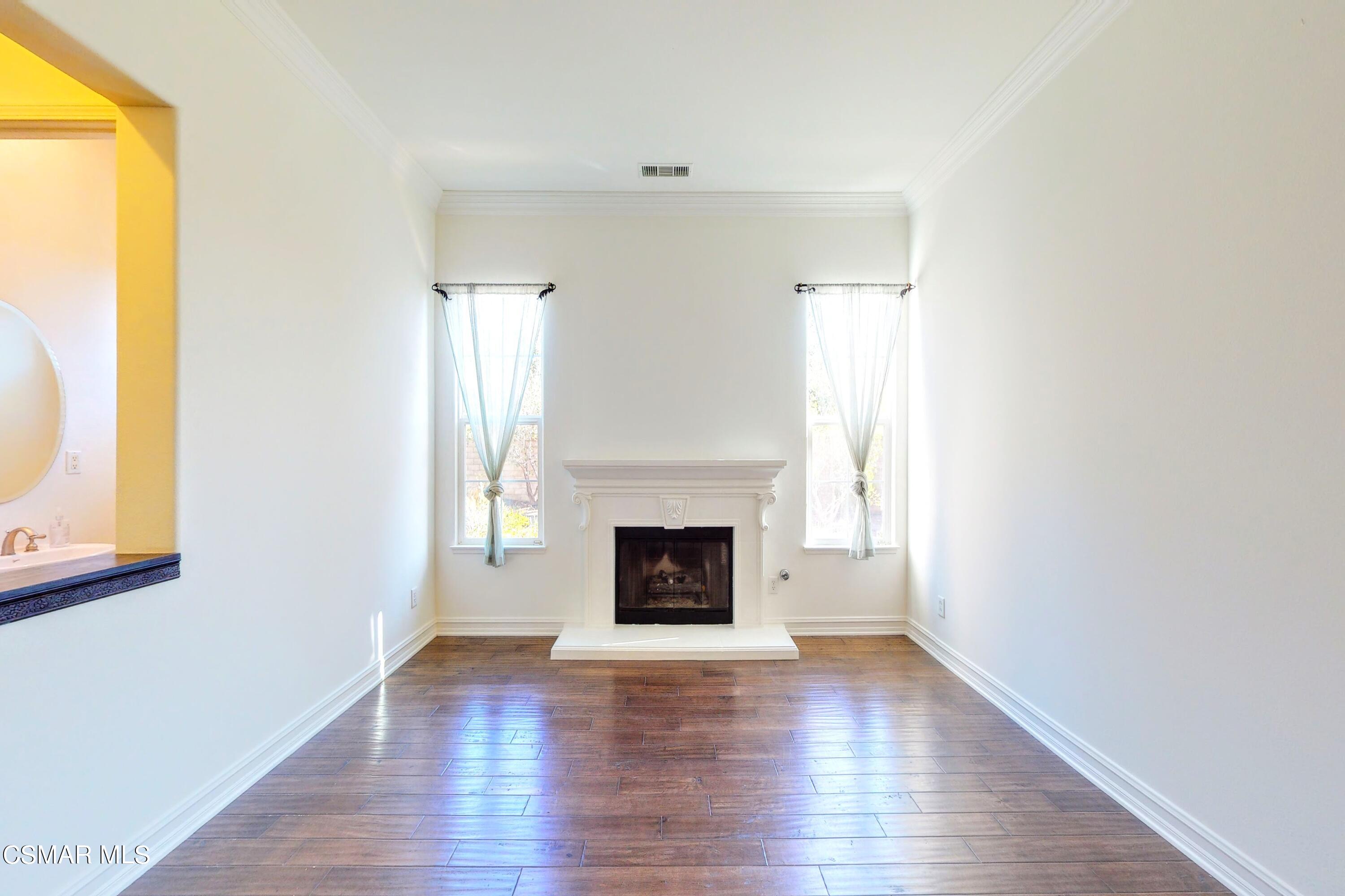3705 Horizon Ridge Court Simi Valley, CA 93063 - Photo 25 of 62 a view of an empty room with a window and fireplace