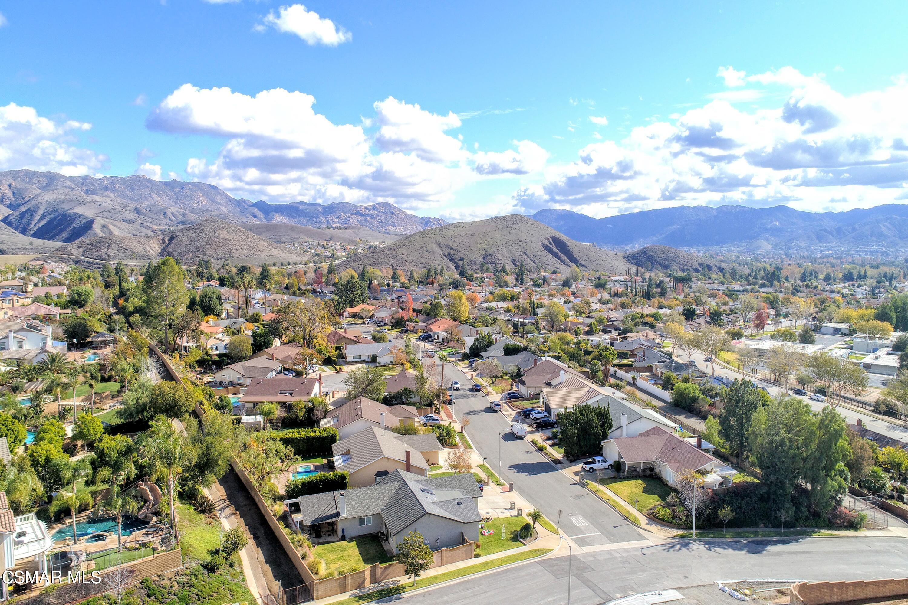 3705 Horizon Ridge Court Simi Valley, CA 93063 - Photo 40 of 62 an aerial view of residential houses with outdoor space and street view