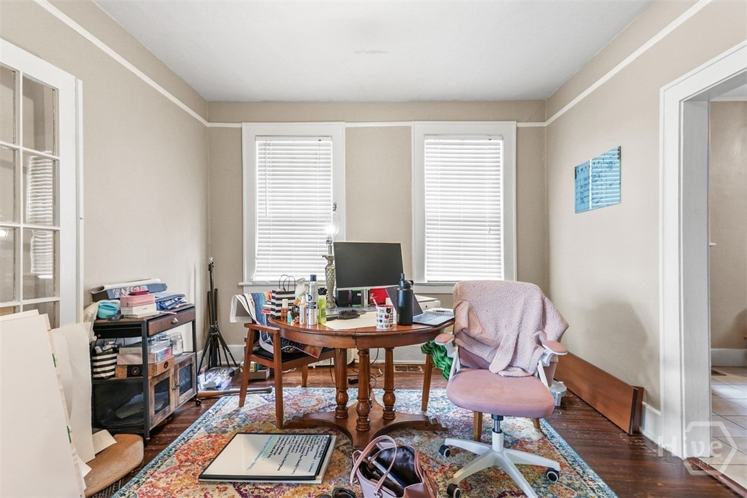 724 East 49th Street Savannah, GA 31405 - Photo 10 of 43 Unit A French doors lead to Dining room/flex room (new pics to follow..new tenant)