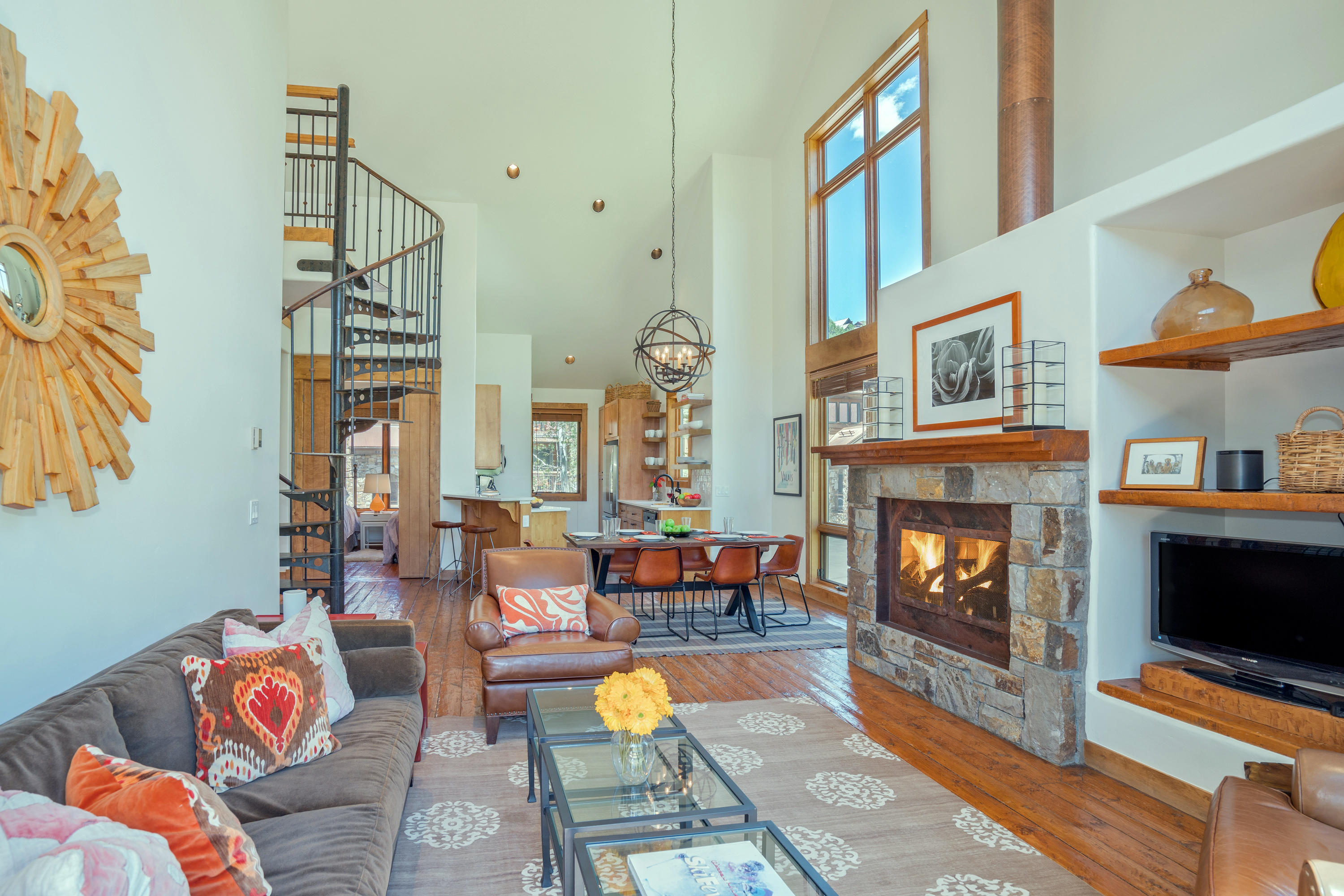 333 Adams Ranch Road, Unit 1102 Mountain Village, CO 81435 - Photo 6 of 17 6-telluride-terraces-1102-living-reverse