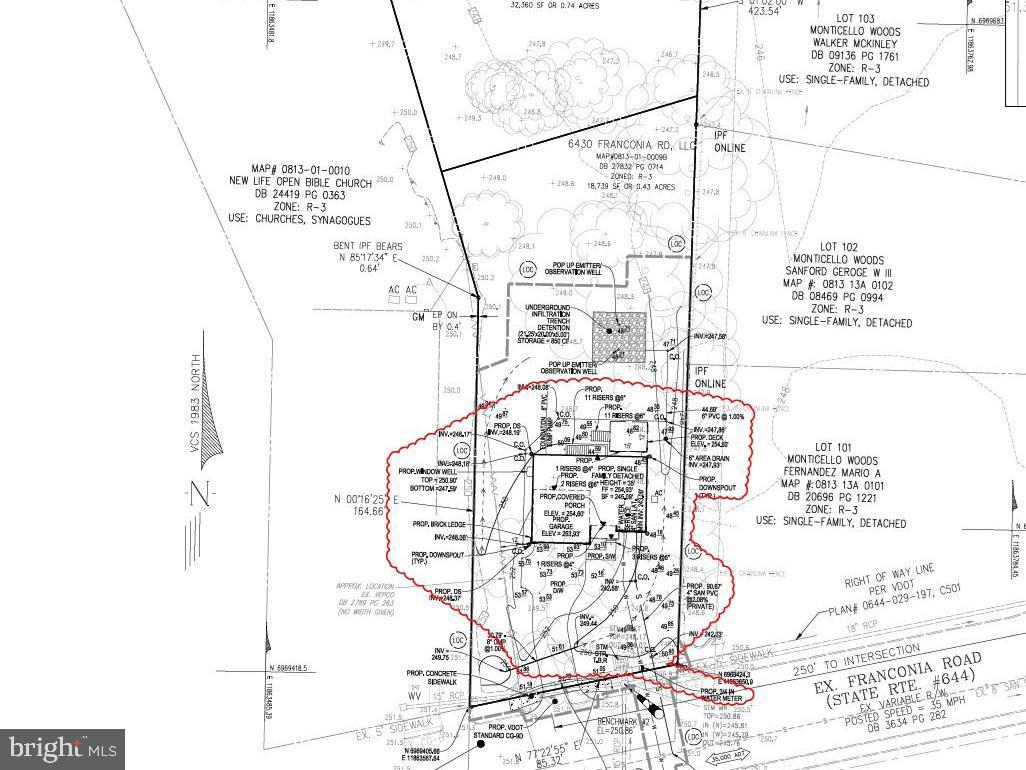 6430 Franconia Road Springfield, VA 22150 - Photo 2 of 7 Half Acre, Flat Lot with Large Back Yard