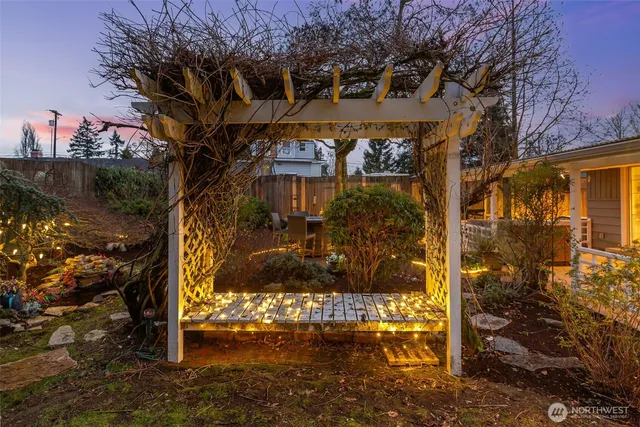 a view of a potted plants in front of main door