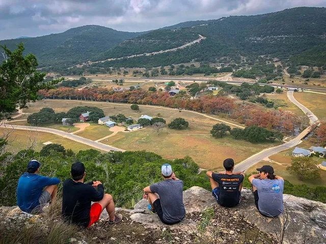 a view of a terrace with furniture
