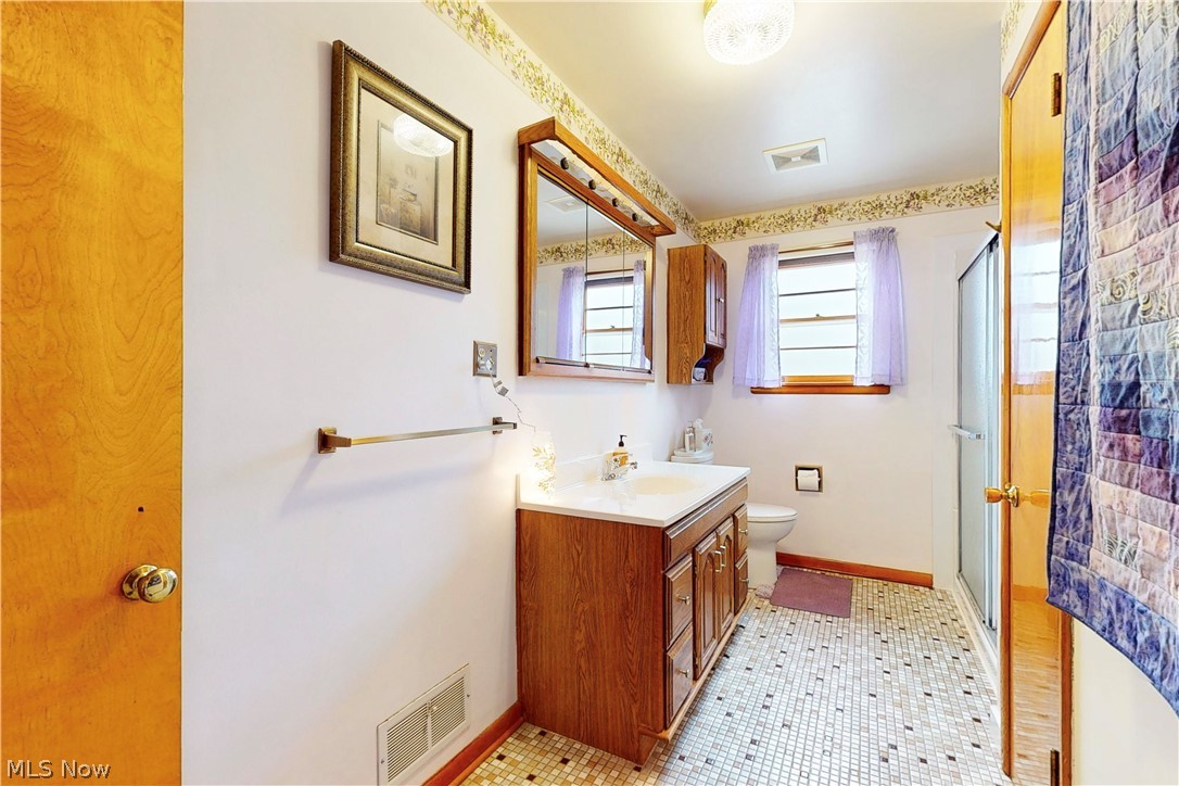 391 Canton Road Steubenville, OH 43953 - Photo 25 of 40 Bathroom with a stall shower and vanity