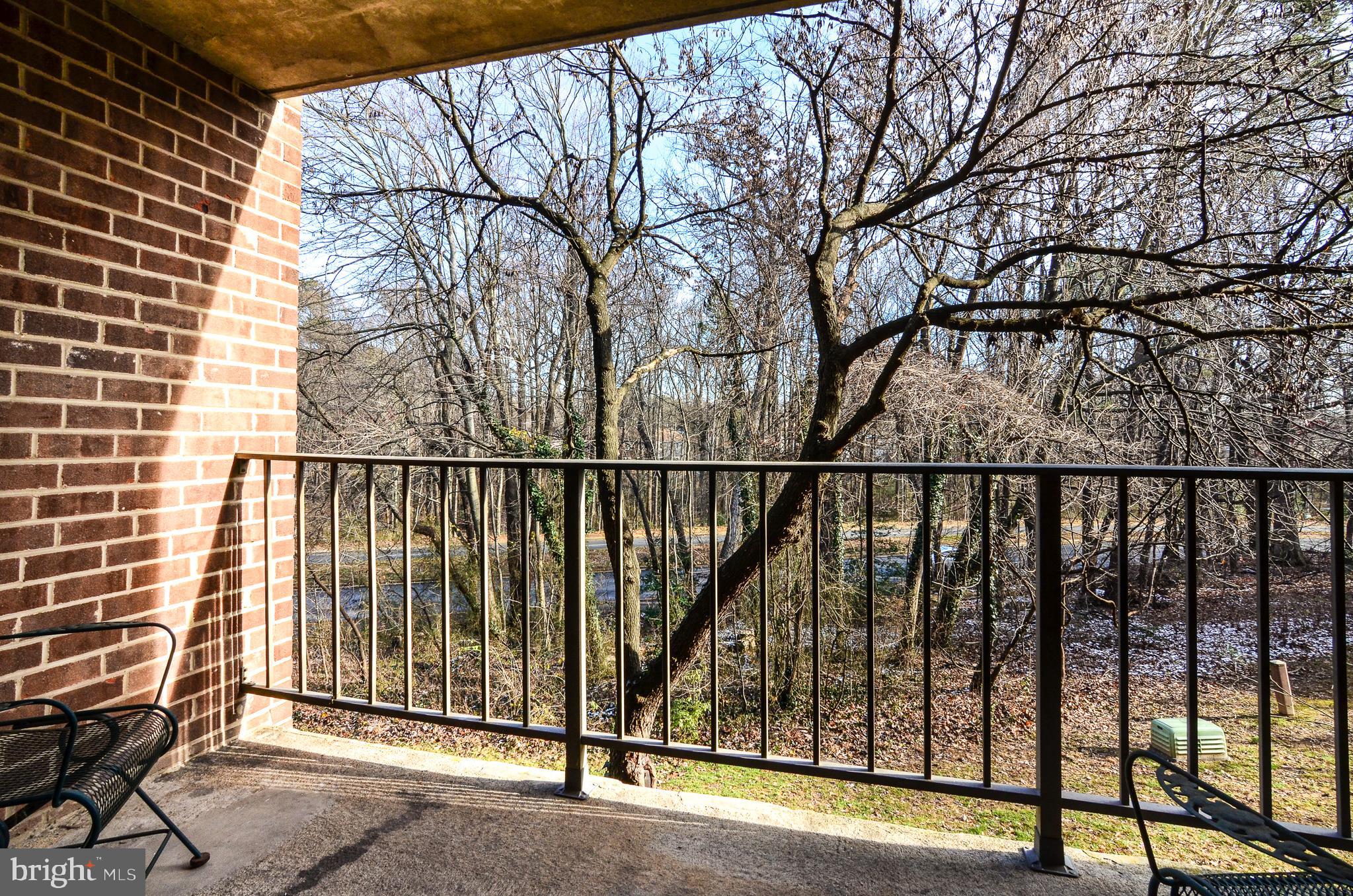 1427 Northgate Square, Unit 11B Reston, VA 20190 - Photo 21 of 41 Patio Overlooking Trees