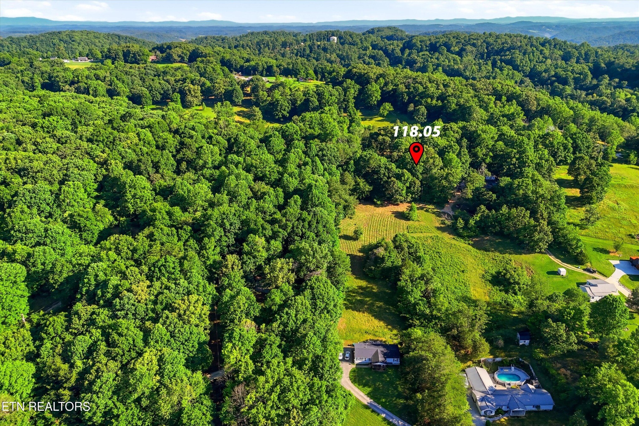 0 Daniels Road Knoxville, TN 37938 - Photo 13 of 34 an aerial view of a house with a yard