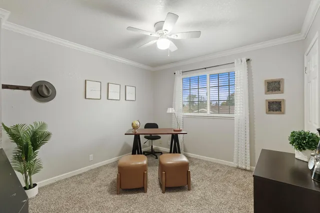 a view of a swimming pool with a lounge chairs