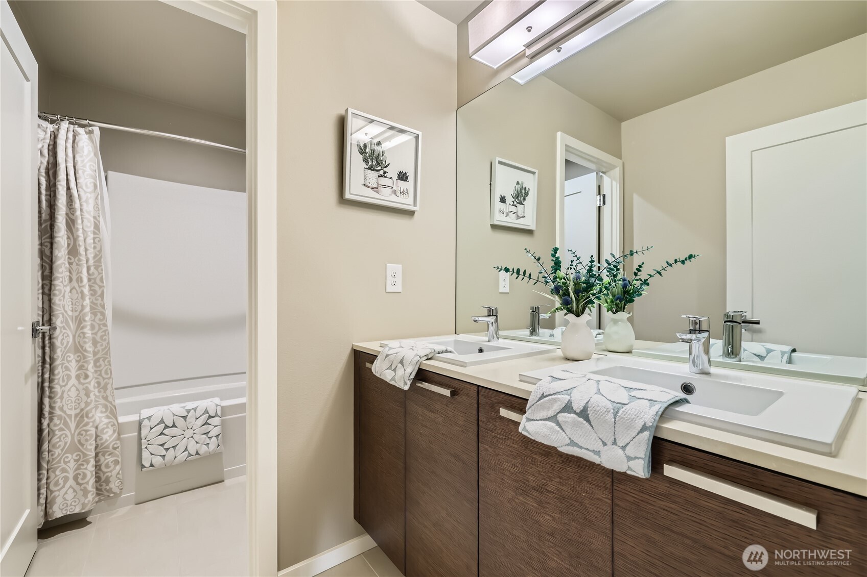 3702 170th Place Southeast Bothell, WA 98012 - Photo 29 of 40 a room with a sink and a mirror