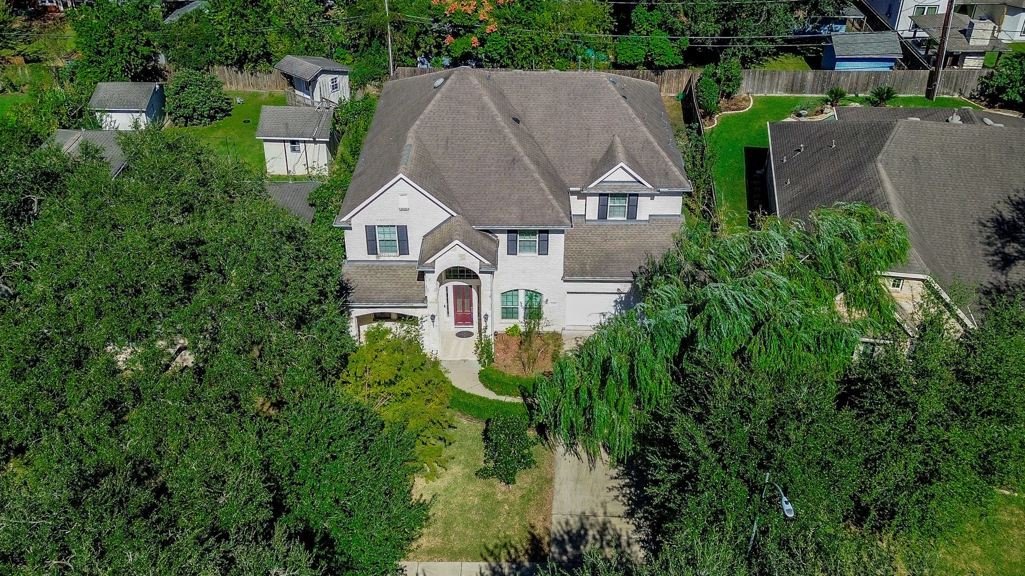 3302 Rochdale Street Houston, TX 77025 - Photo 47 of 49 an aerial view of a house