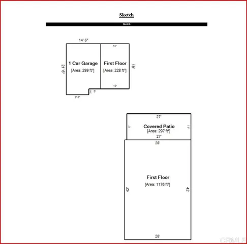 a picture of a bench in a white building