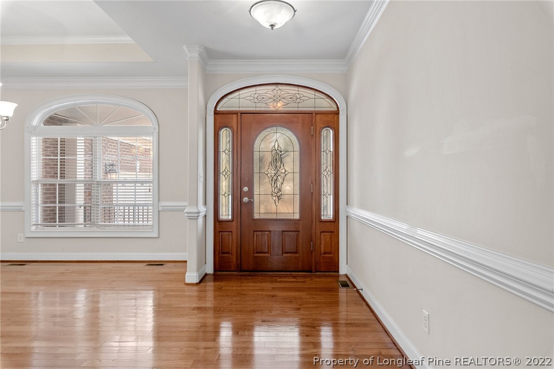 287 Falling Water Road Spring Lake, NC 28390 - Photo 8 of 24 a view of an entryway door with wooden floor