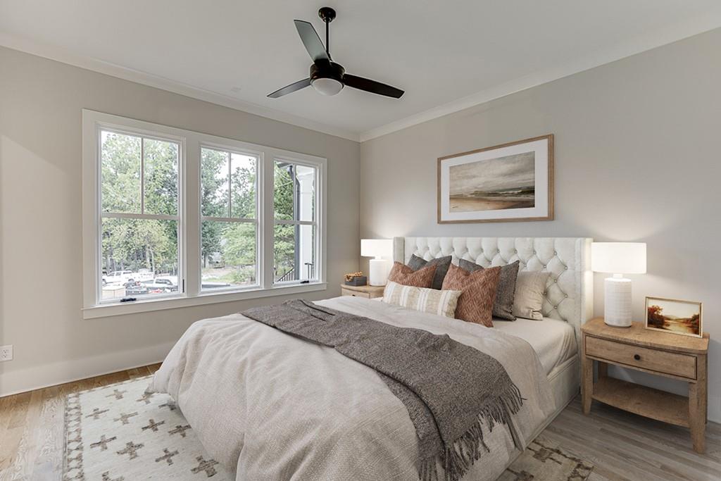 7620 Breeze Bay Road Cumming, GA 30041 - Photo 26 of 53 a bedroom with bed and a window