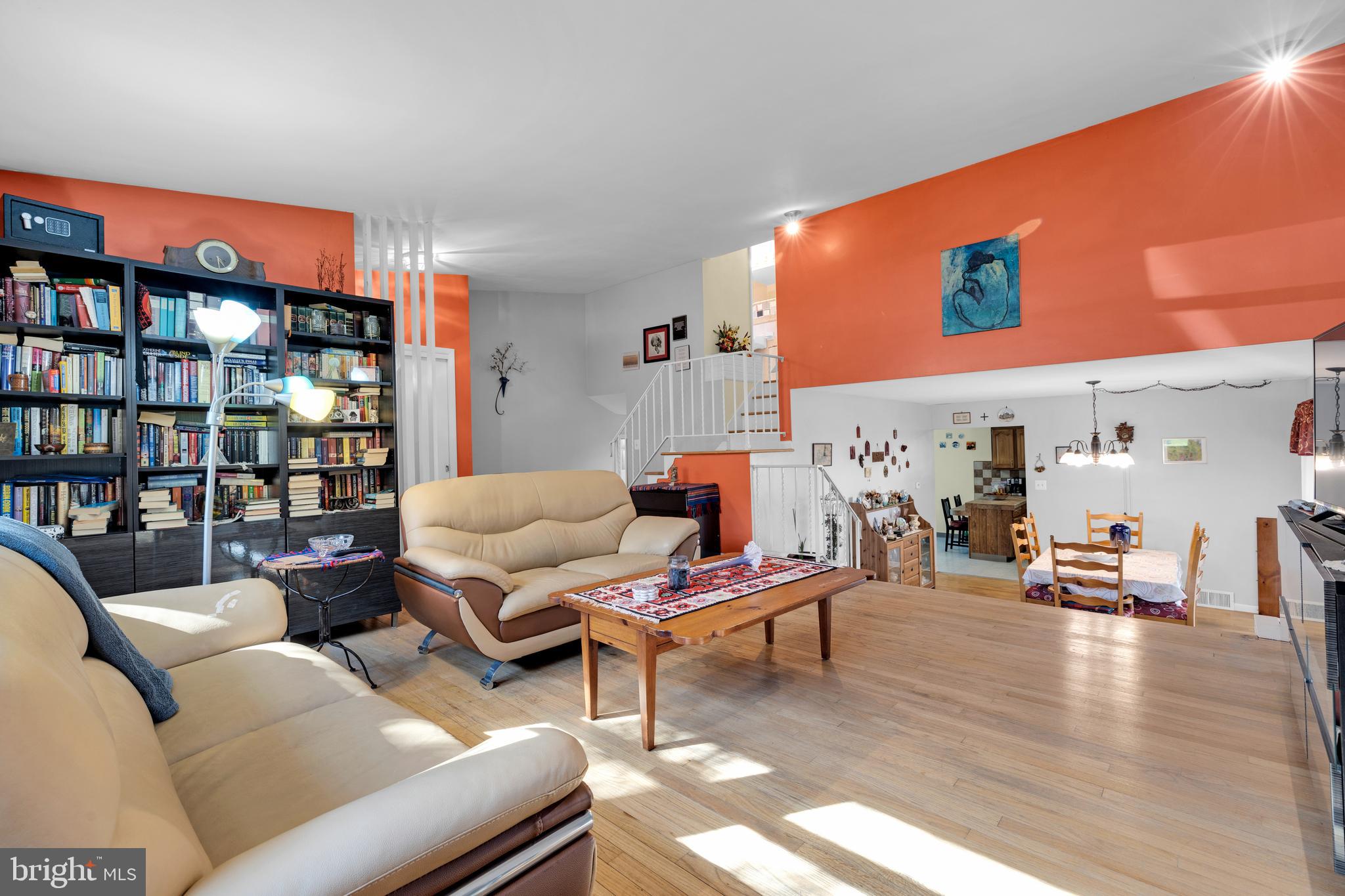 411 North Tulpehocken Road Reading, PA 19601 - Photo 6 of 27 a living room with furniture and a book shelf