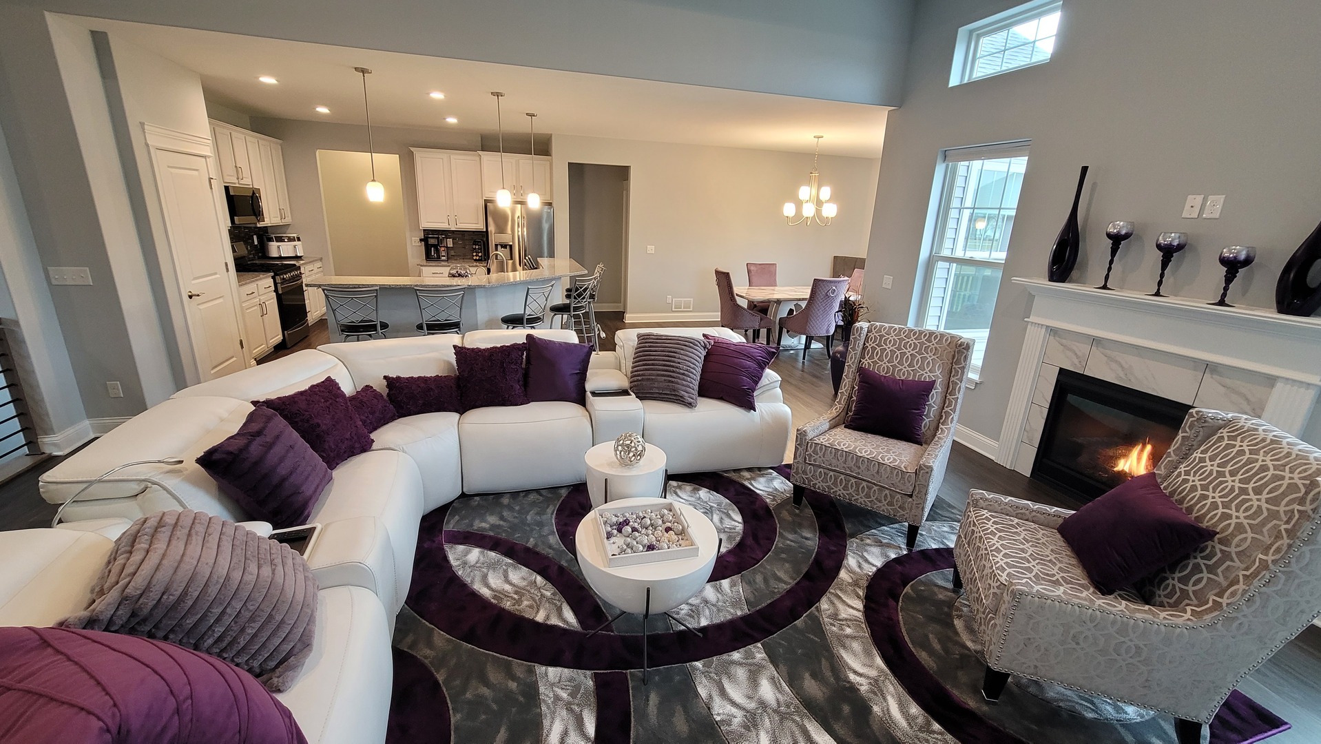1919 Truman Street Sycamore, IL 60178 - Photo 3 of 50 a living room with furniture and a fireplace