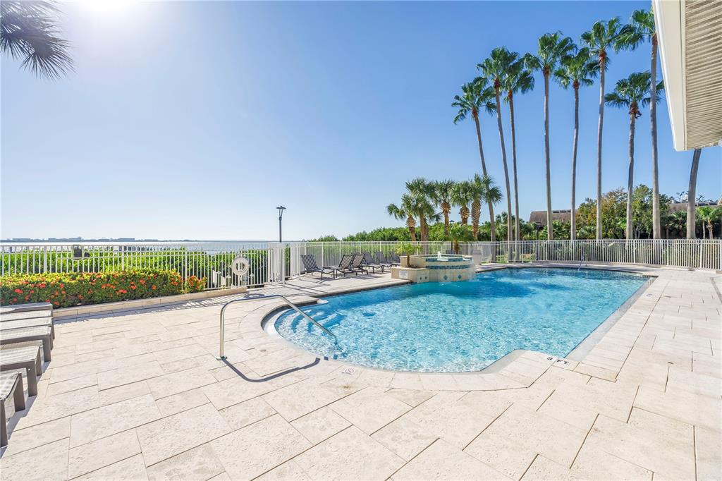 4206 Bay Club Circle, Unit 4206 Tampa, FL 33607 - Photo 36 of 60 a view of a backyard with swimming pool