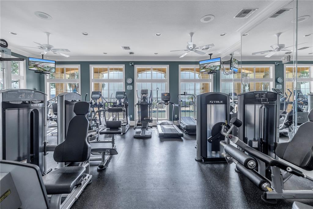 4206 Bay Club Circle, Unit 4206 Tampa, FL 33607 - Photo 47 of 60 a view of a room with gym equipment