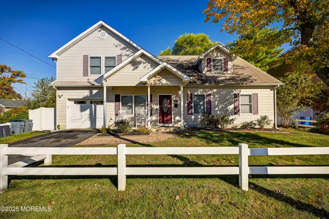 a front view of a house with porch