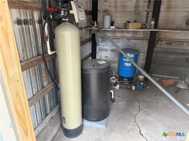 a view of water heater room