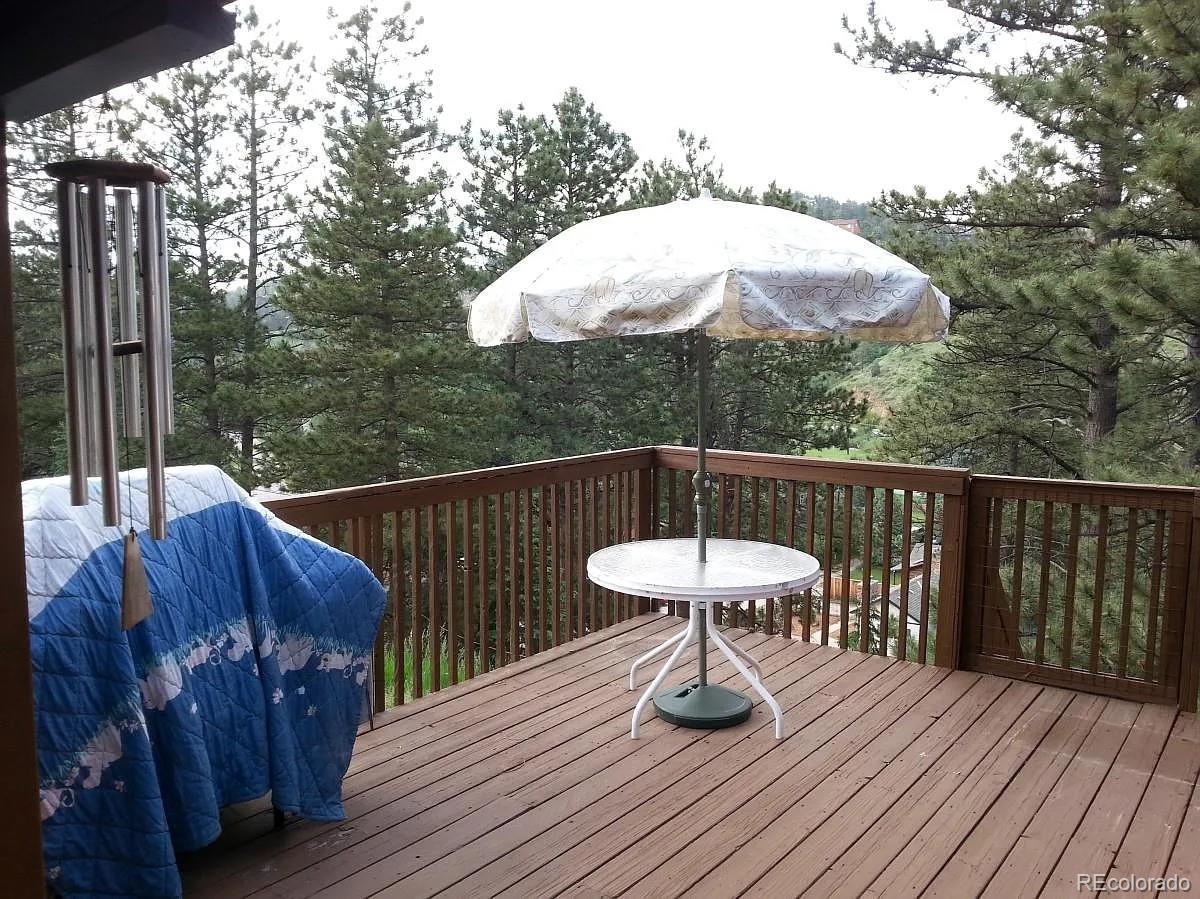 26079 Kingsbury Road Kittredge, CO 80457 - Photo 26 of 28 a view of deck and patio
