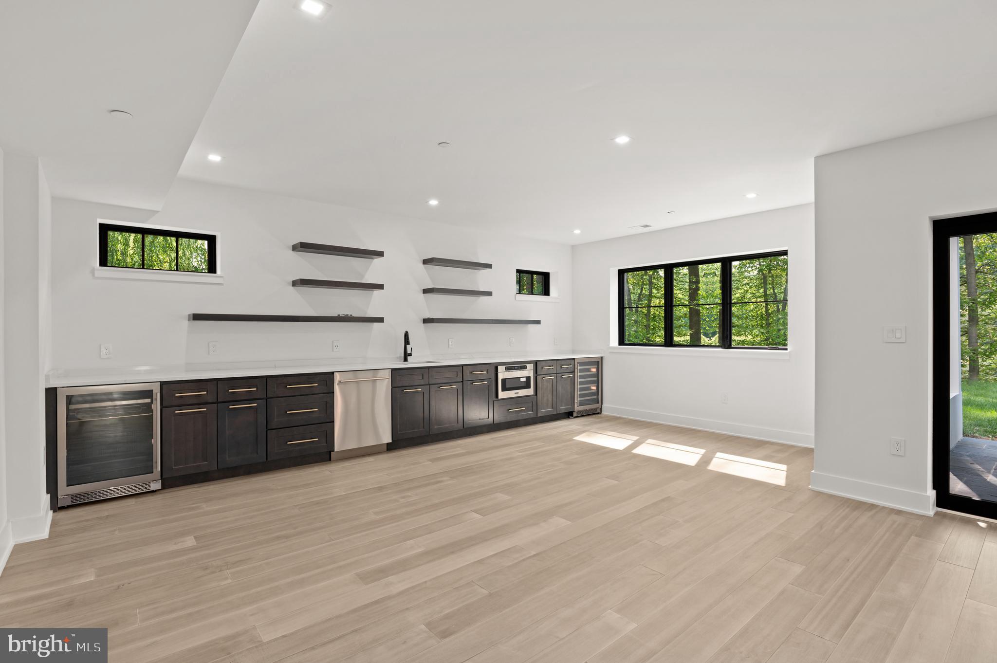 6916 Marbury Road Bethesda, MD 20817 - Photo 67 of 89 Wet Bar w/ Microwave, Dishwasher, Wine & Beverage