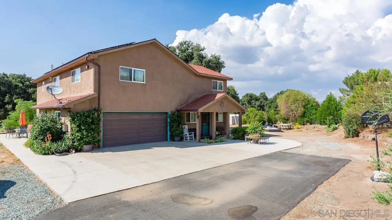 2341 Lake Morena Drive Campo, CA 91906 - Photo 20 of 45 a front view of a house with a garden