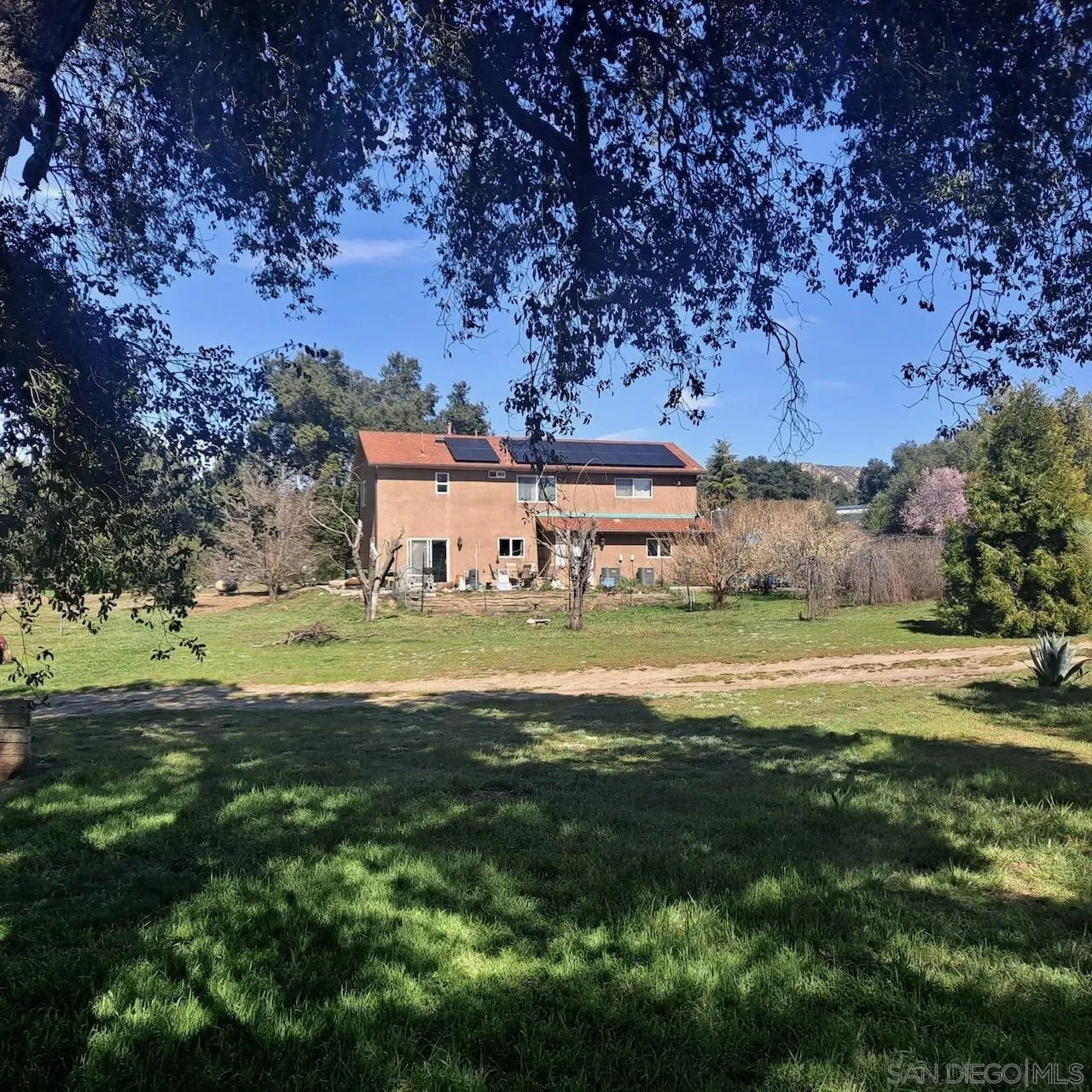 2341 Lake Morena Drive Campo, CA 91906 - Photo 42 of 45 a view of a house with a big yard