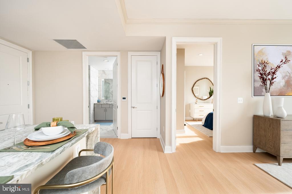 2301-61 John F Kennedy Boulevard, Unit 507 Philadelphia, PA 19103 - Photo 21 of 39 a view of a dining room with furniture