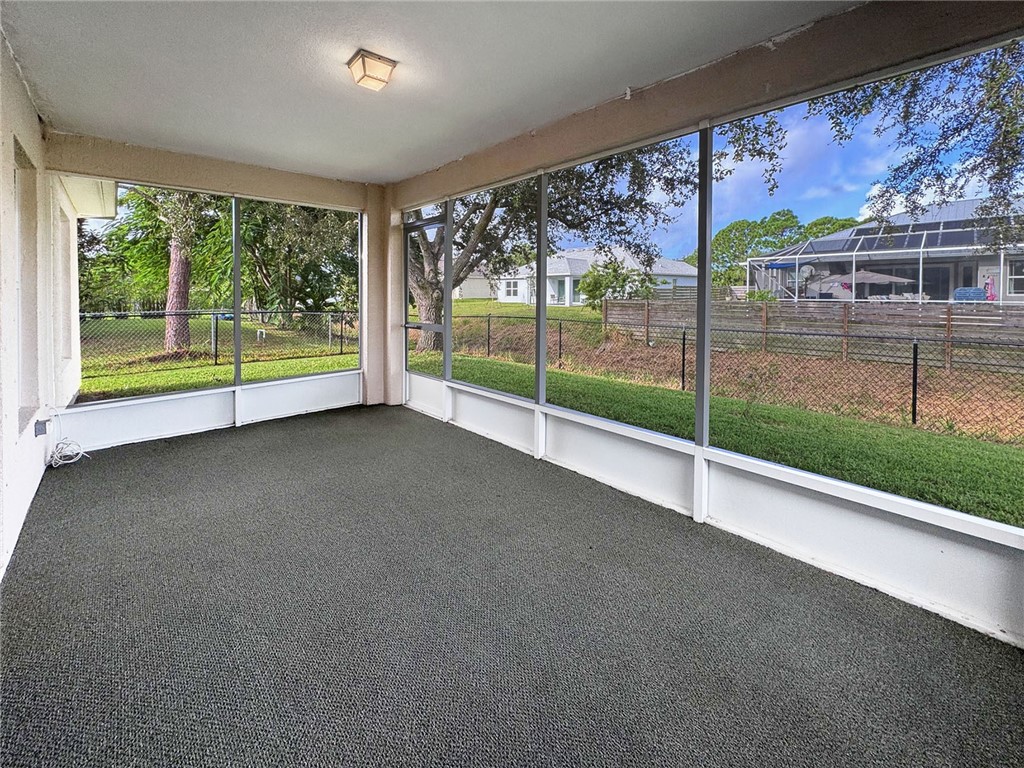 1210 Clearmont Street Sebastian, FL 32958 - Photo 26 of 31 a view of a garden with an outdoor space