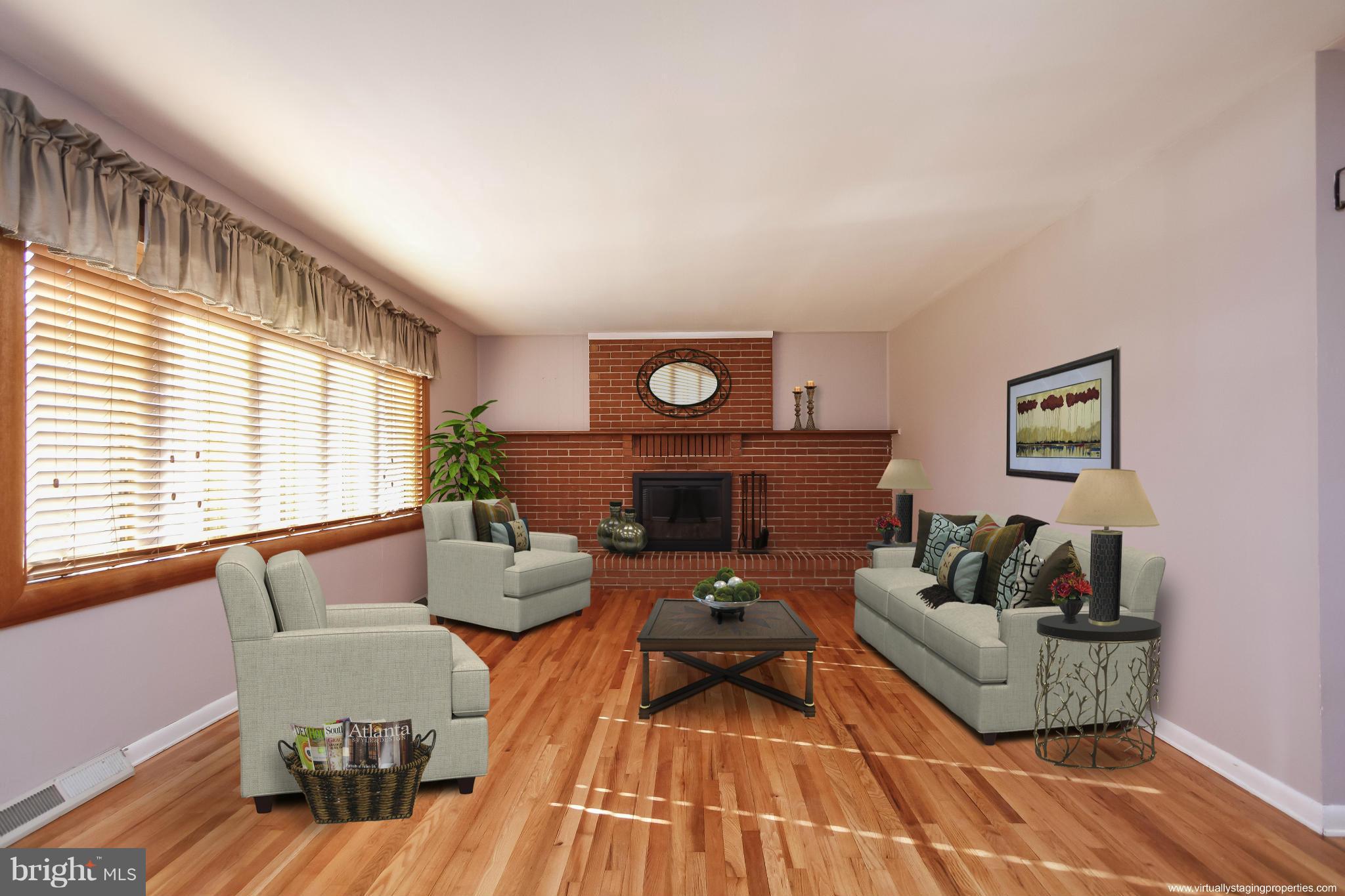 12126 Jerusalem Road Kingsville, MD 21087 - Photo 3 of 30 Virtually Staged Living Room