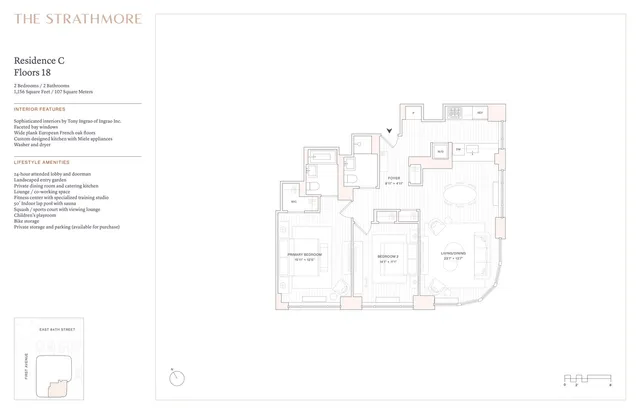 $1,785,000 | 400 East 84th Street, Unit 18C | Upper East Side