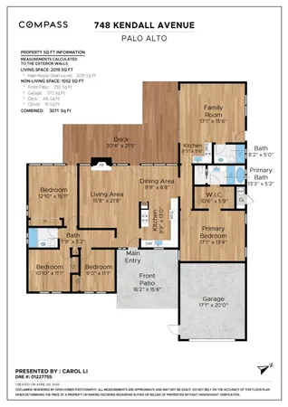 $4,388,000 | 748 Kendall Avenue, Palo Alto, CA 94306