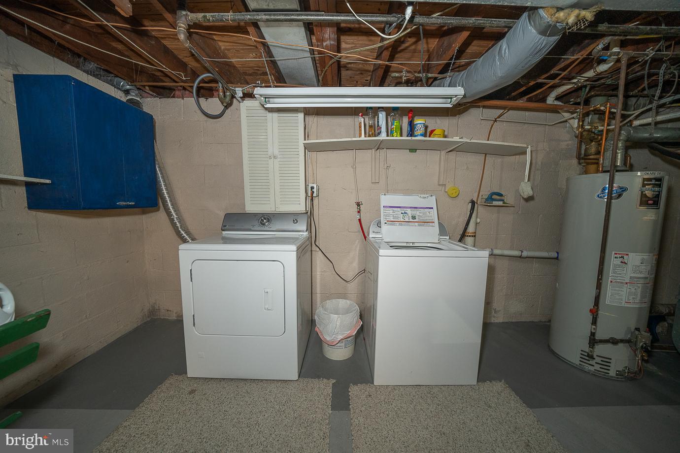 28 Delmont Road Newtown Square, PA 19073 - Photo 54 of 65 Unfinished Basement with Washer/Dryer
